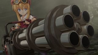 Trails in the Sky 2nd Chapter - Tita with a minigun