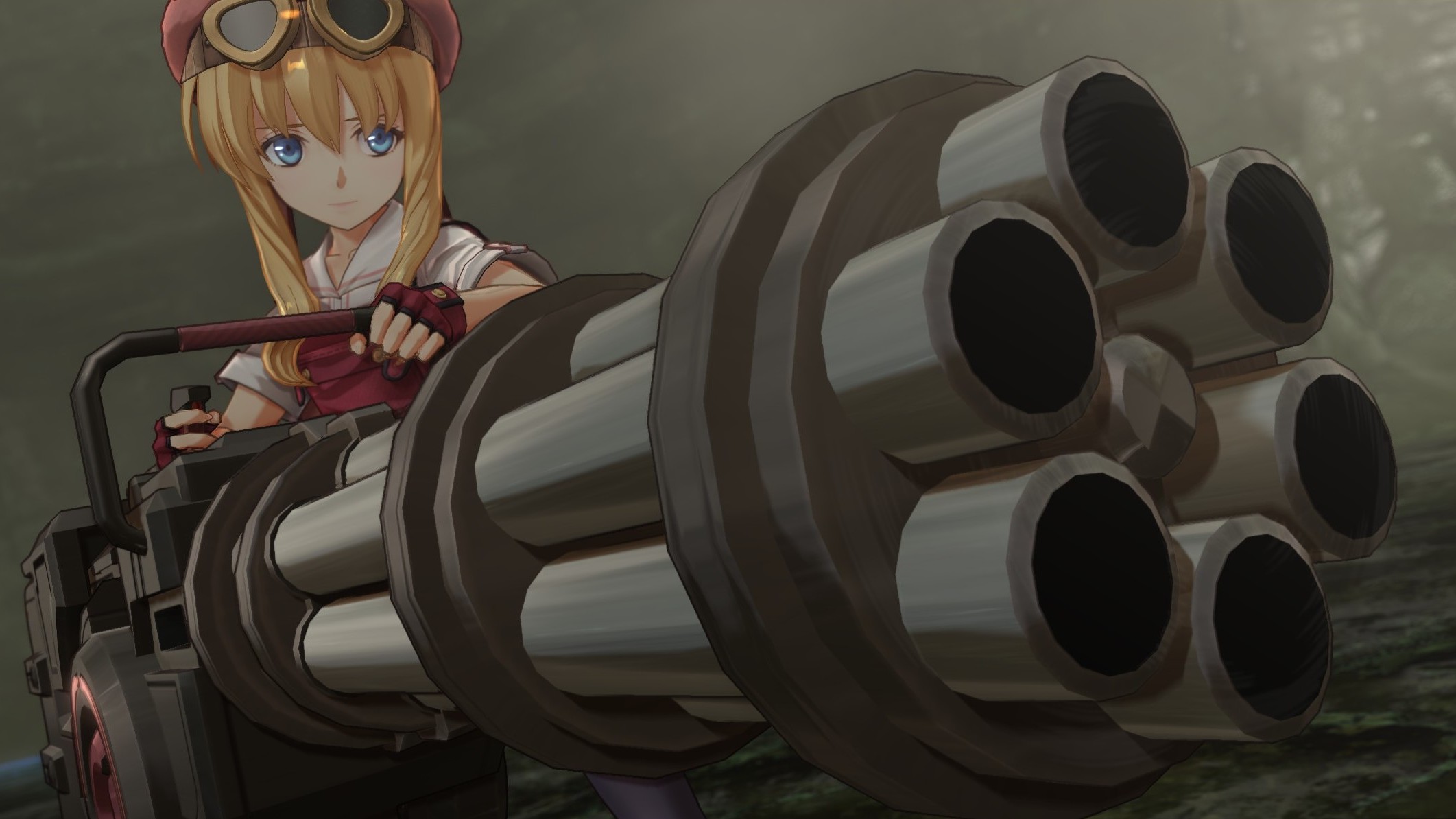Trails in the Sky 2nd Chapter - Tita with a minigun