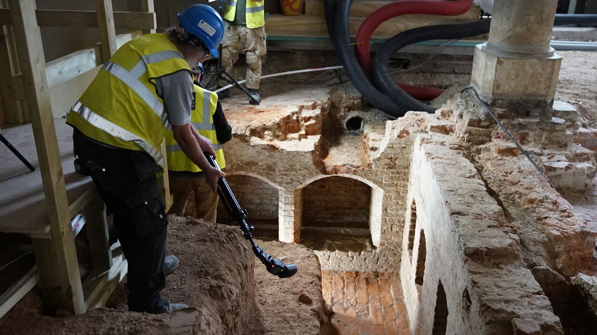 In April, a team working on a conservation project at the Old Royal Naval College in Greenwich, England discovered two rooms from Greenwich Palace.