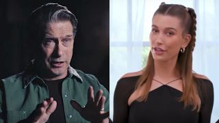 Stephen Baldwin on Special Forces: World's Toughest Test and Hailey Bieber on her YouTube channel.