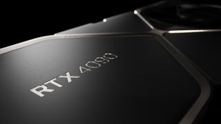 Nvidia GeForce RTX 4090 on black background