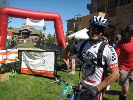 Park City Singlespeed winner Michael Shane
