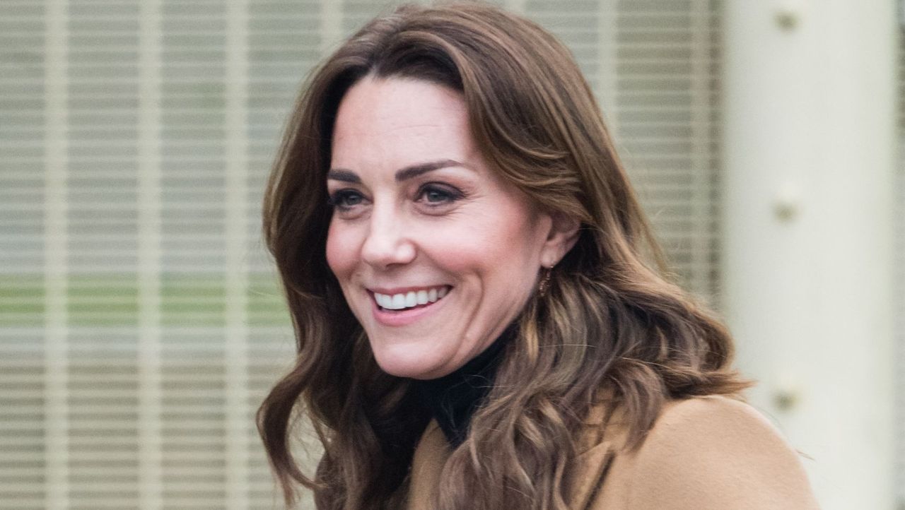 woking, england january 22 catherine, duchess of cambridge visits hmp send on january 22, 2020 in woking, england the visit is part of hrhs 24 hour tour of the country to launch 5 big questions on the under 5s photo by samir husseinwireimage