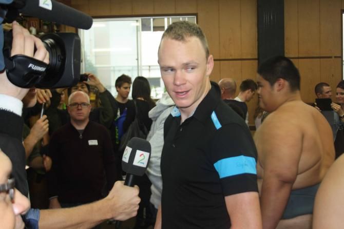 Chris Froome in Saitama.