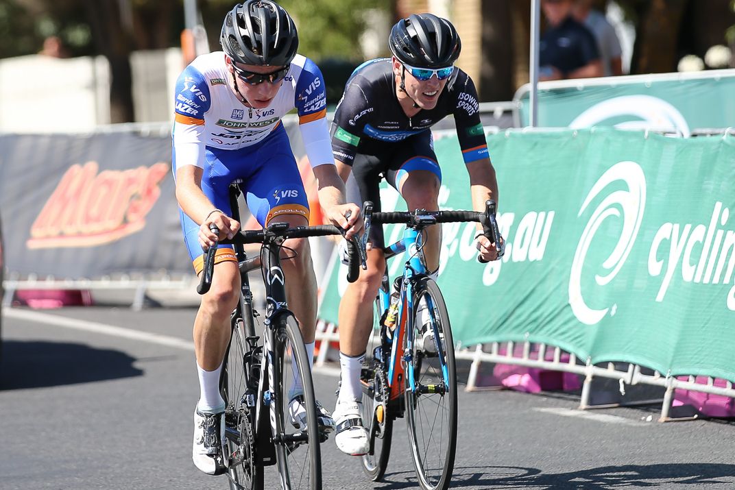 Lucas Hamilton and Chris Hamilton riding together