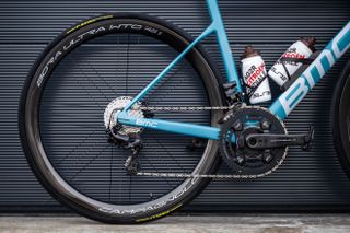 campagnolo super-record groupset on a BMC