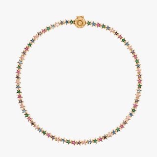 Necklace made of rainbow coloured stars