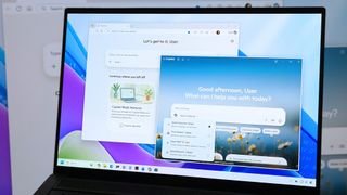 Using Copilot on Windows 11 with a laptop