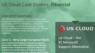 US Cloud case studies: Financial