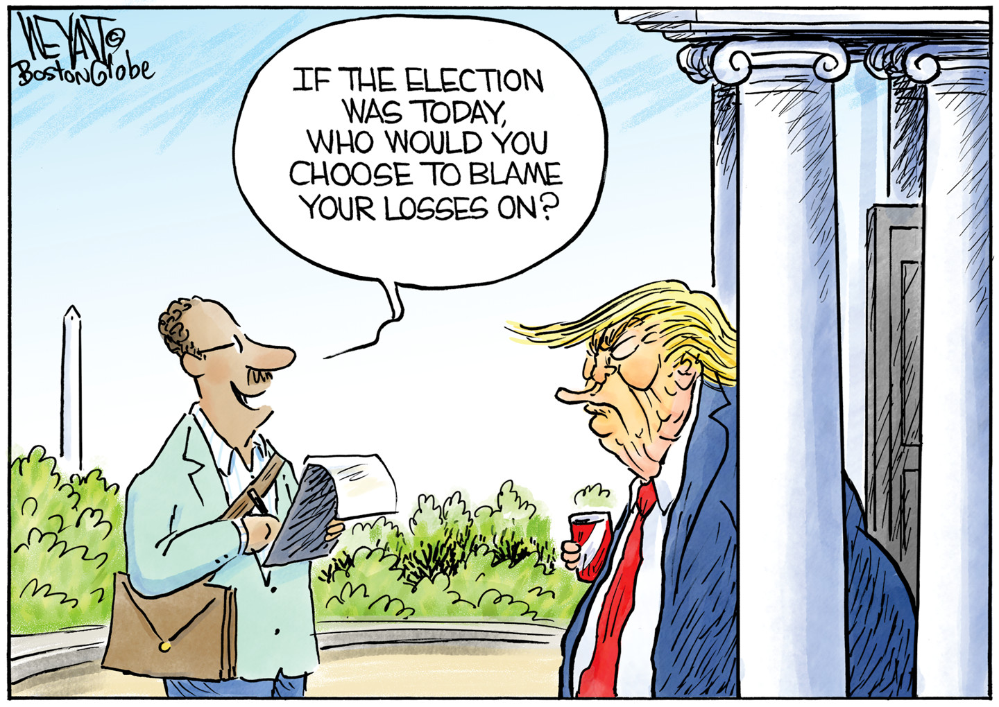 Political cartoon