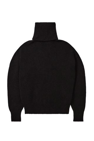 Balla Slouch Rollneck in Black