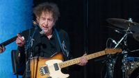 Bob Dylan performs as a surprise guest during Farm Aid at Ruoff Home Mortgage Music Center on September 23, 2023 in Noblesville, Indiana.