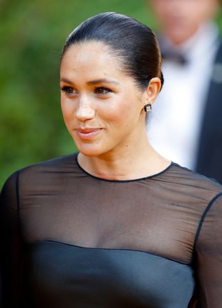 Meghan, Duchess of Sussex attends "The Lion King" European Premiere at Leicester Square on July 14, 2019 in London, England
