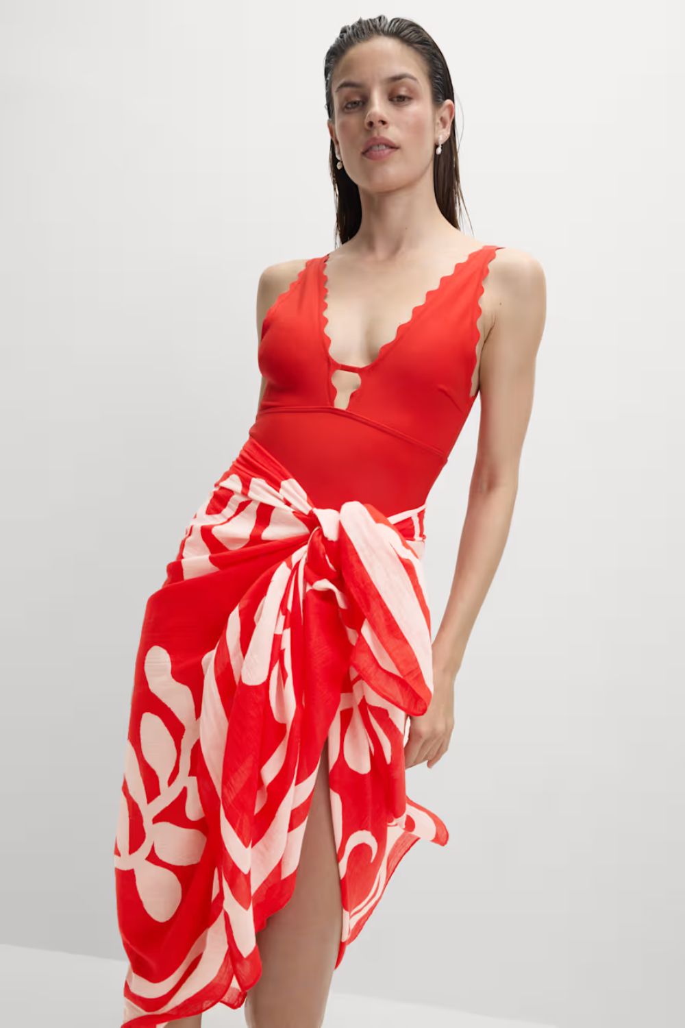 M&S Pure Cotton Printed Sarong
