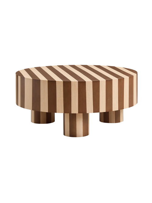 Round Wood Coffee Table