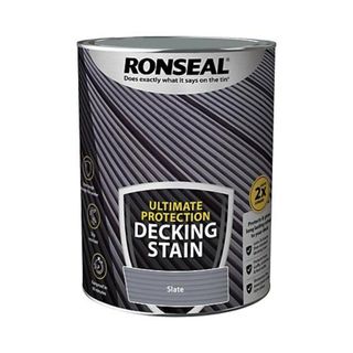 Ronseal Ultimate Protection Slate Matt Decking Wood Stain