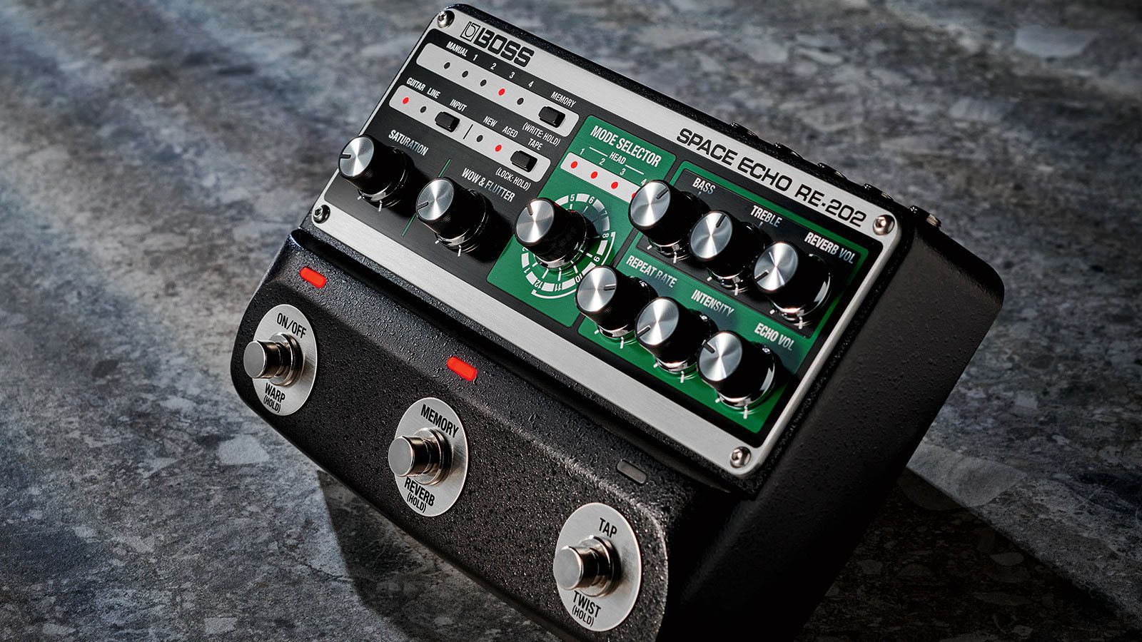 ギター Roland BOSS SPACE ECHO RE-202 Boss RE-202 Space Echo Digital Delay Pedal | Sweetwater