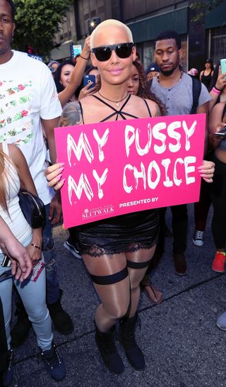 Amber Rose protest