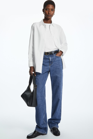 COS Minimal Concealed-Placket Shirt