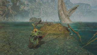 Monster Hunter Wilds whopper - A Wudwud fishing