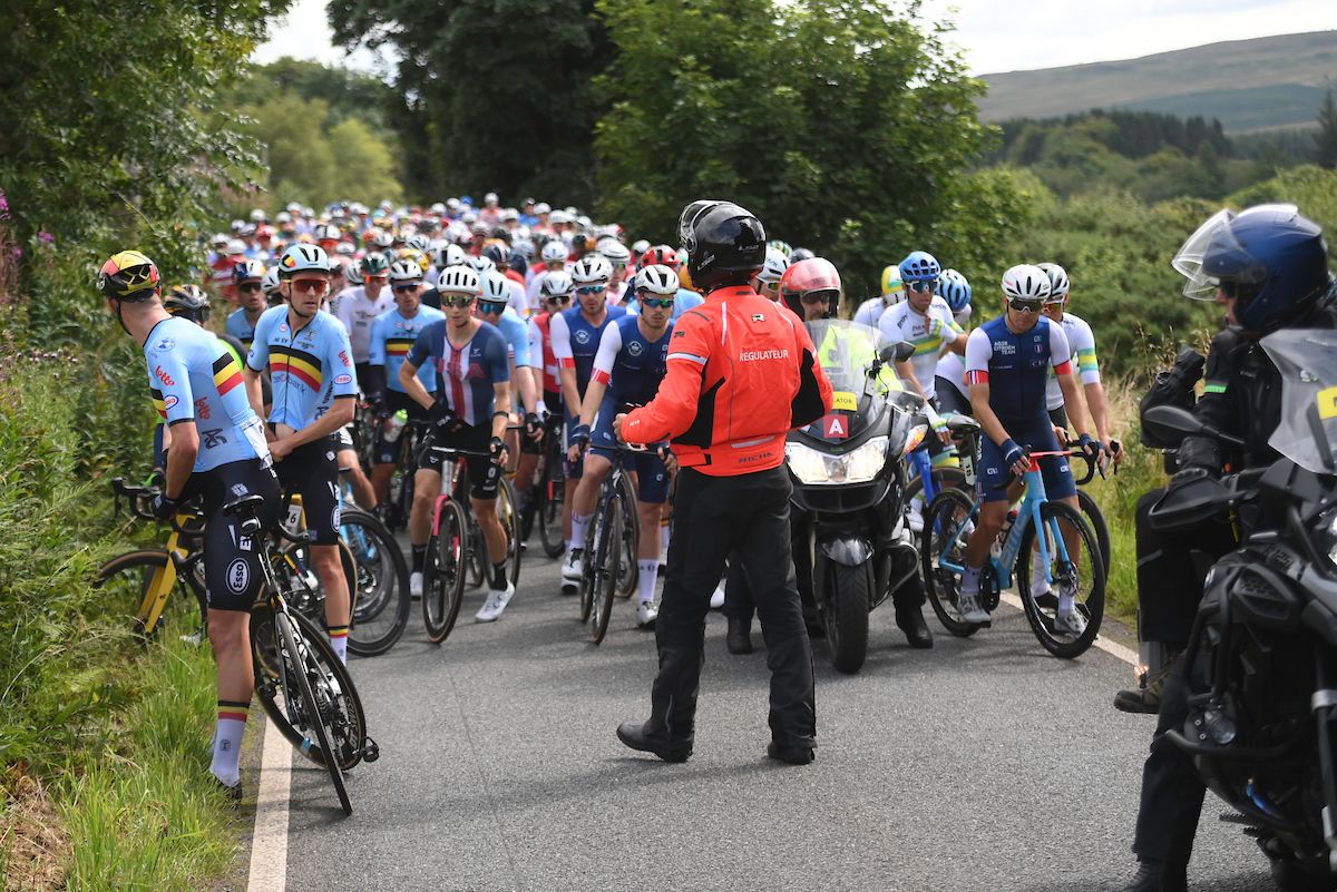Protests halt racing at the 2023 UCI World Championships