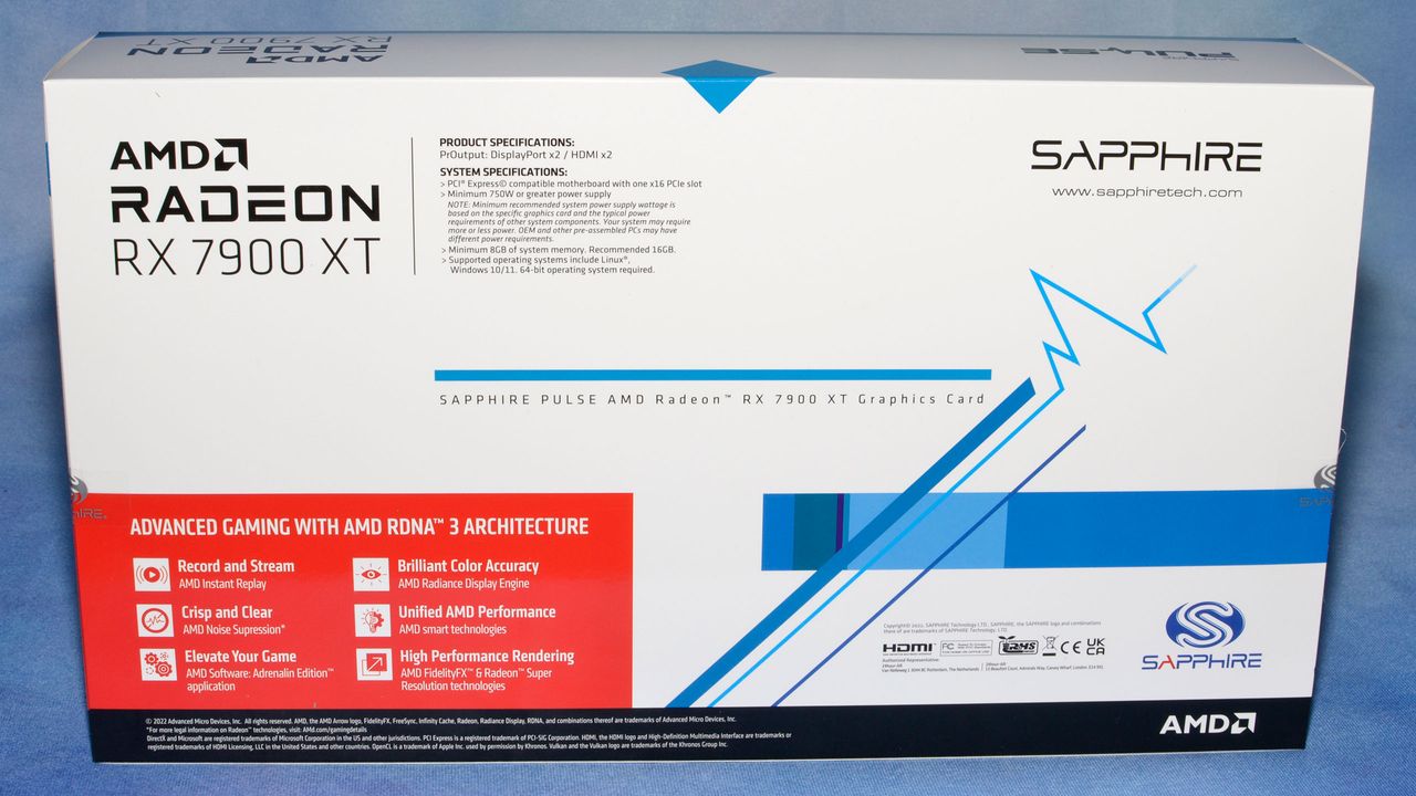 Sapphire RX 7900 XT Pulse photos and unboxing