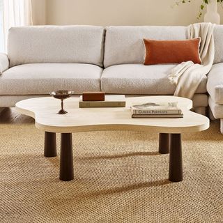 West Elm coffee and side table