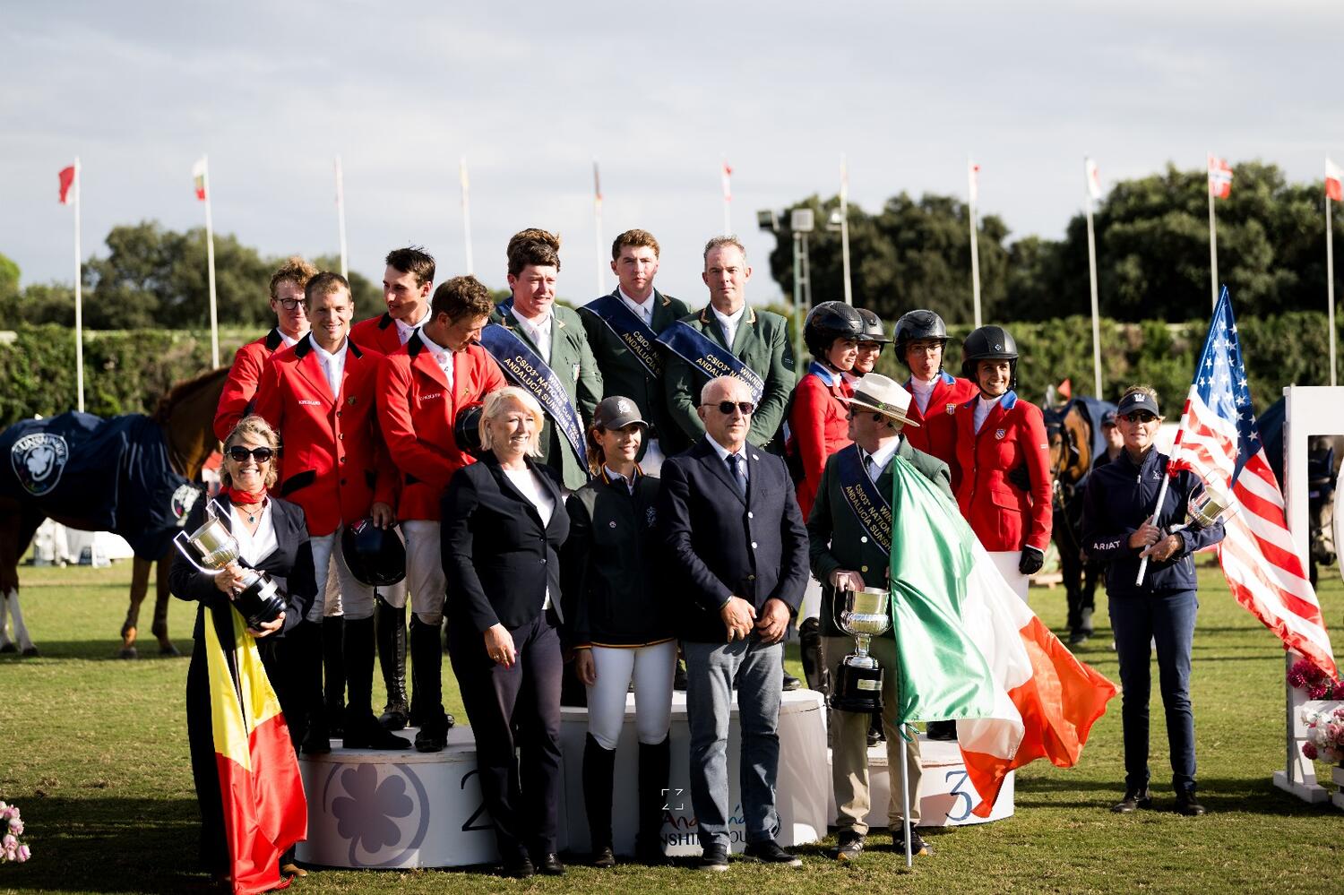 Ireland top the podium in the CSIO3* Nations Cup on the Andalucia October Tour.