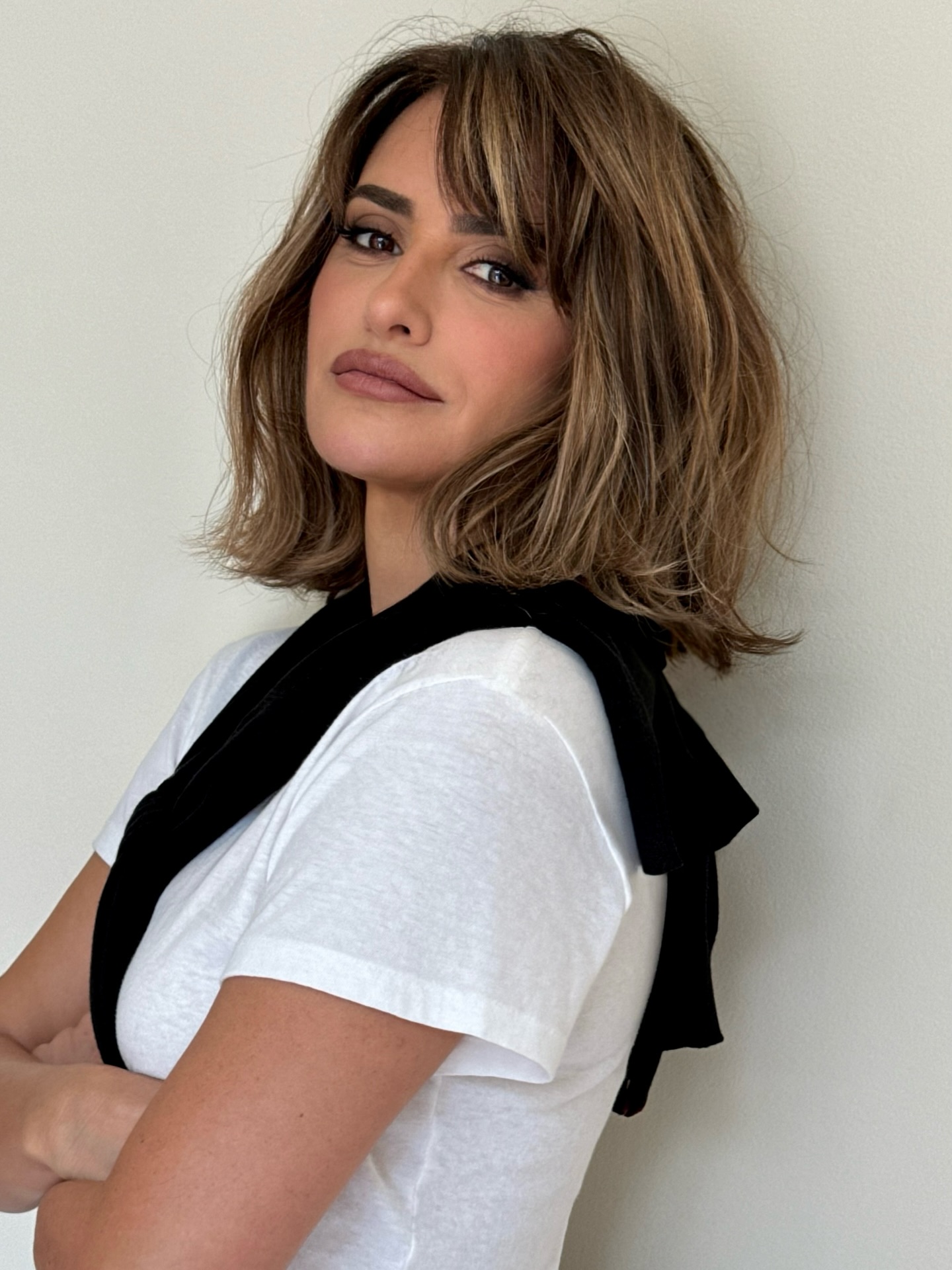 Penelope Cruz with Italian bob