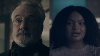 Commander Lawrence and Hannah side by side from The Handmaid's Tale