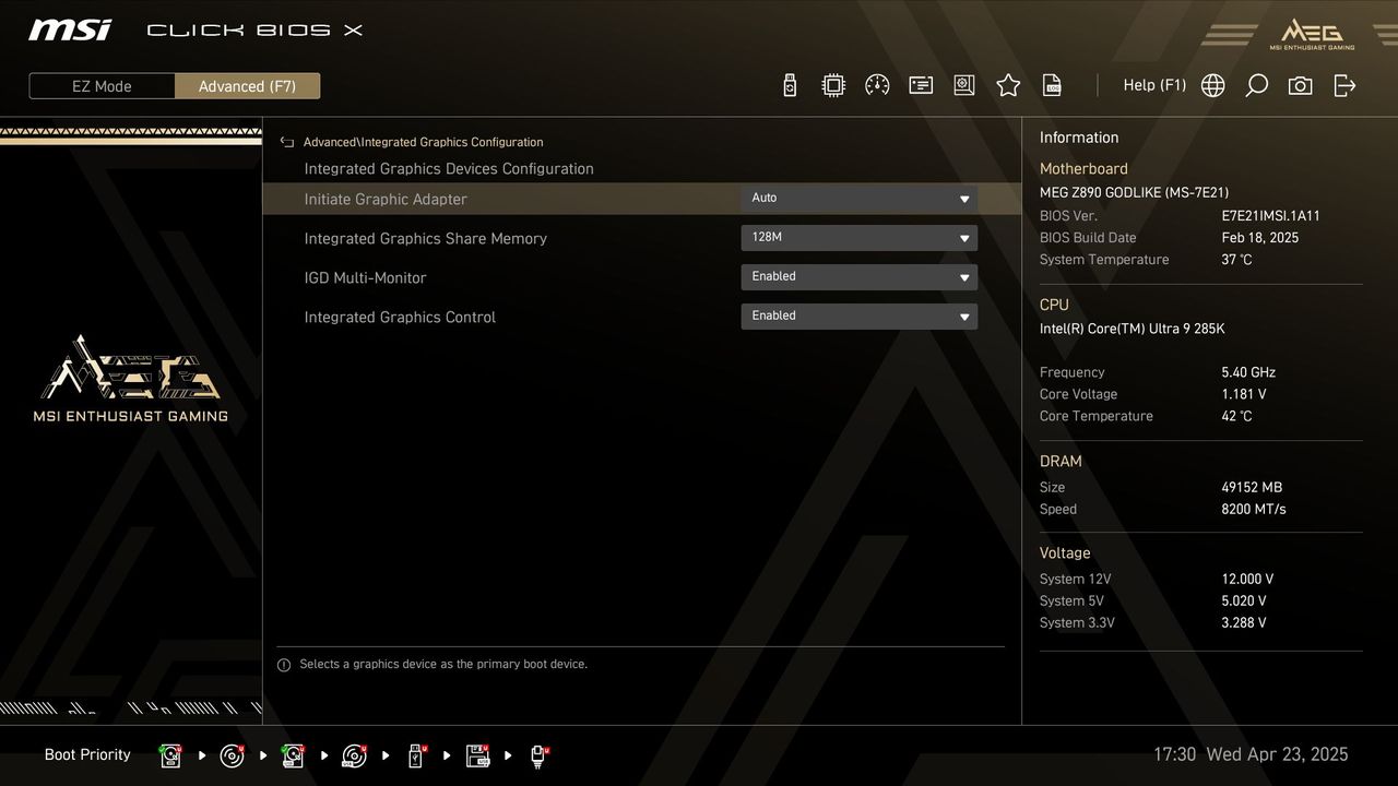 MSI Z890 Godlike