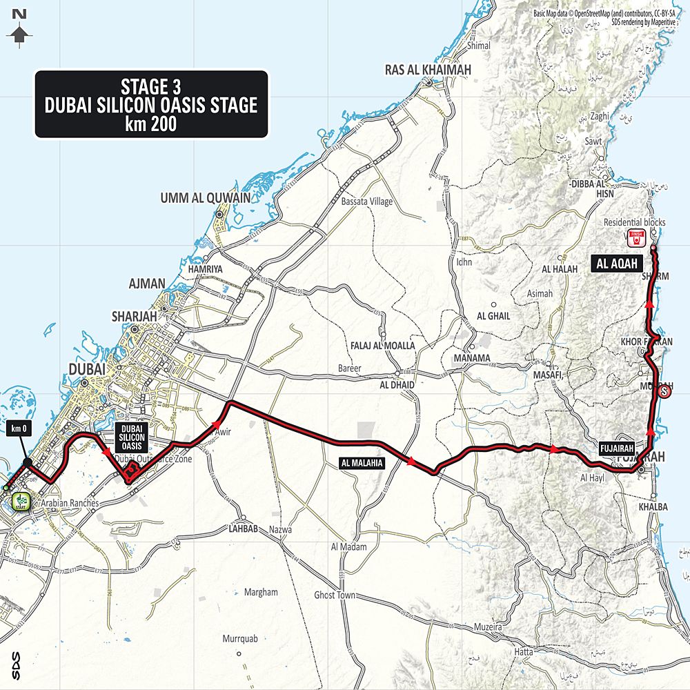 Stage 3 of the 2017 Dubai Tour