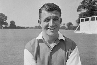 David Herd at Arsenal in August 1960.