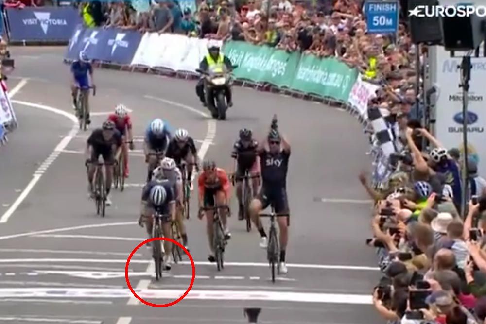 Just how close was Ian Stannard to losing his Sun Tour stage win ...