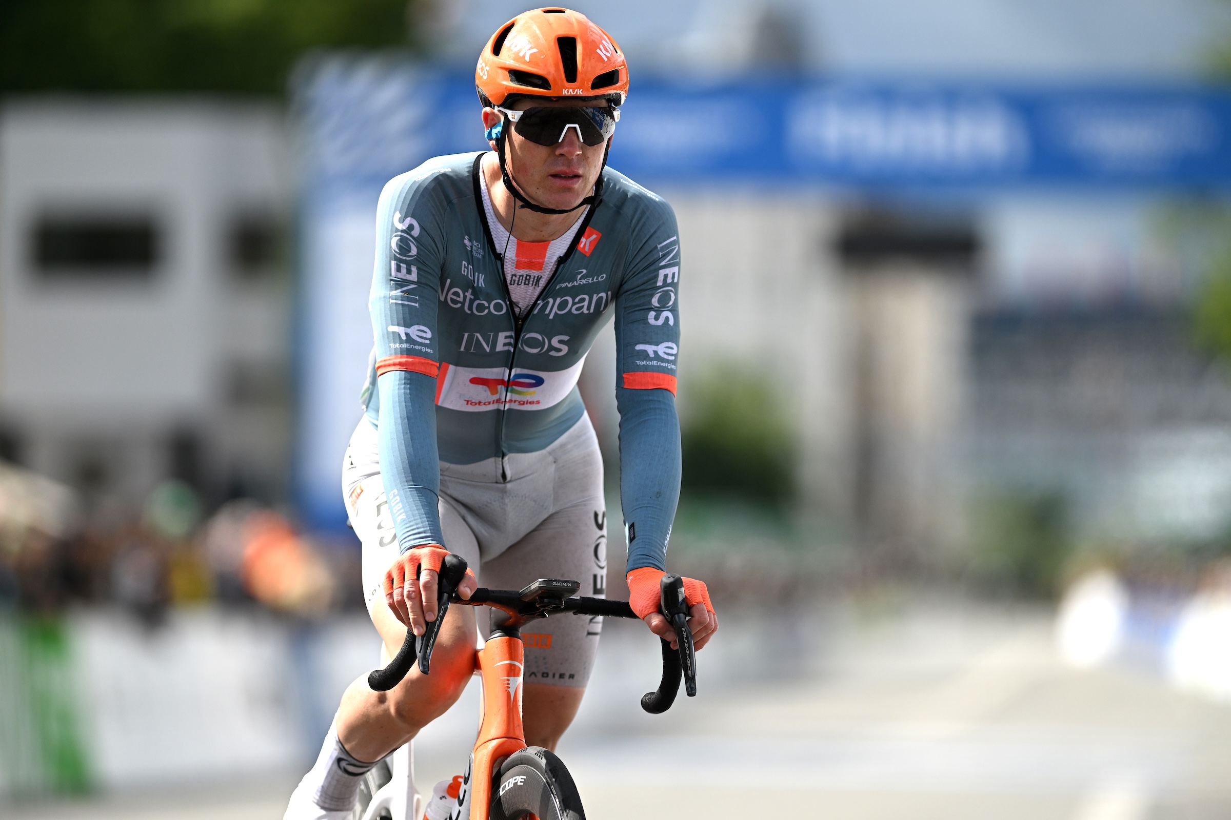 Ben Swift of Great Britain and Netcompany INEOS Cycling Team crosses the finish line during the 2nd Copenhagen Sprint 2026 - Men'
