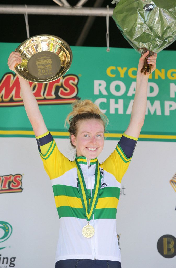 U23 road race champion Alex Manly (Orica-Scott)