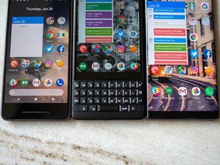 BlackBerry KEY2, Pixel 2 and Galaxy Note 8