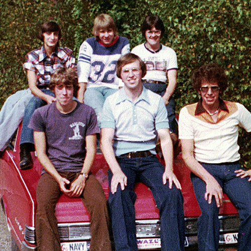 Hazleton High School Retro Rap radio team from 1976
