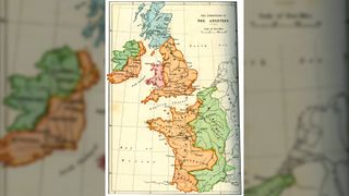 Map of the Angevin kingdom, ruled by Henry II, Richard I and John