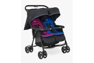 Joie Baby Aire Twin Stroller, Rosy and Sea from John Lewis