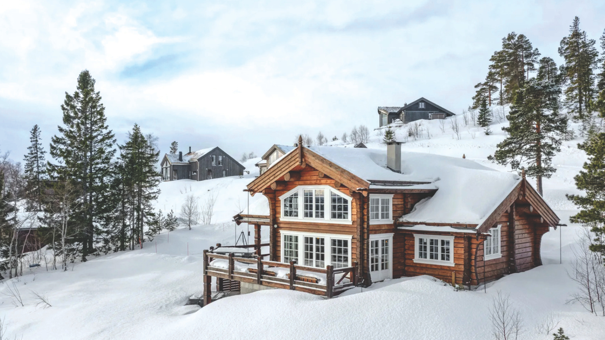 Picturesque chalet in Norway.