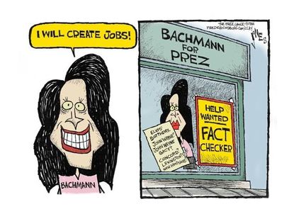 Bachmann's employment promise