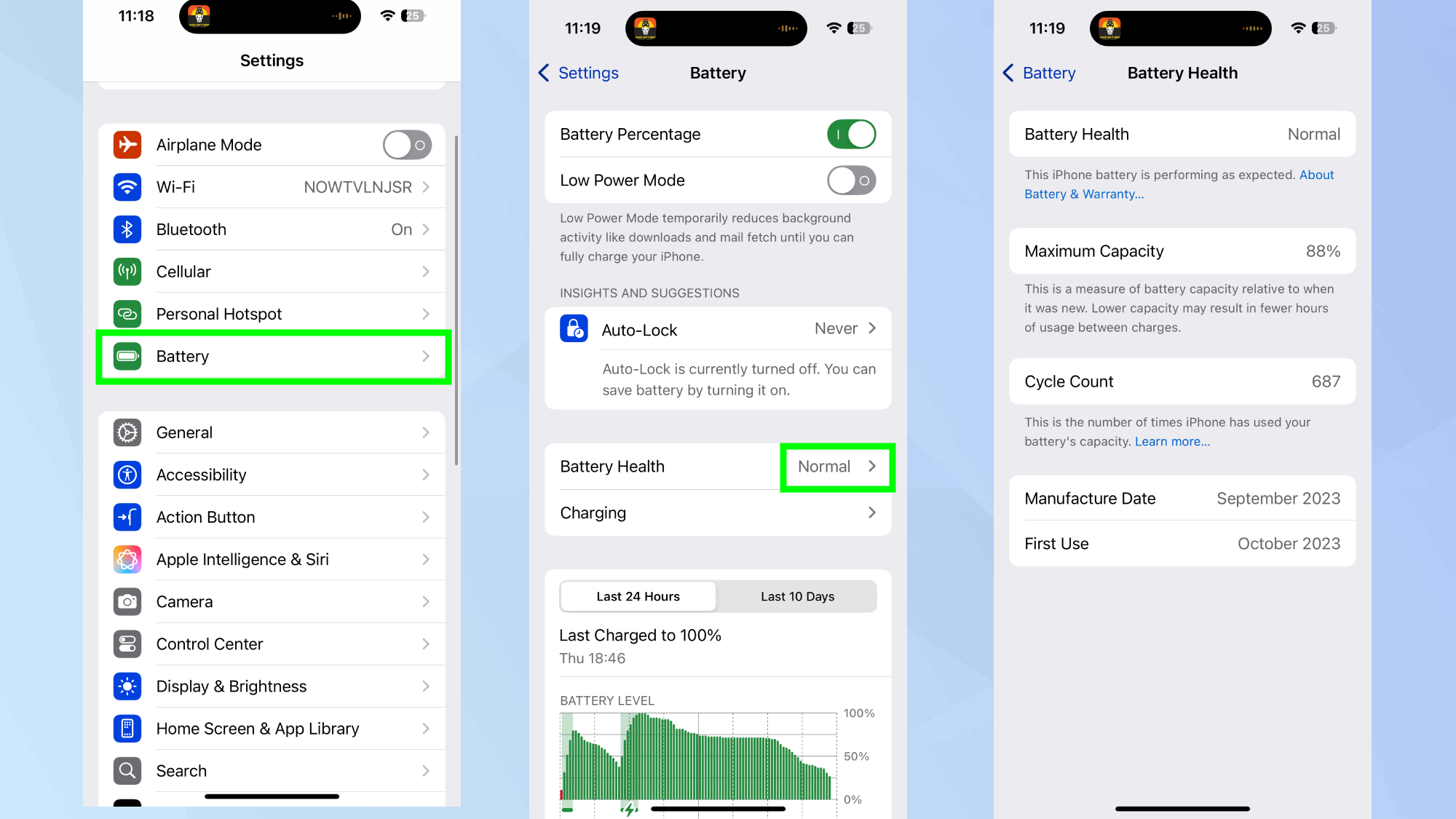 iPhone Battery health