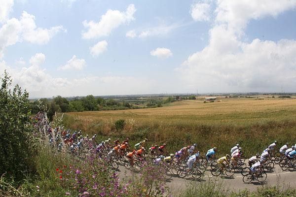 It was a beautiful day for the riders in Tuscany.