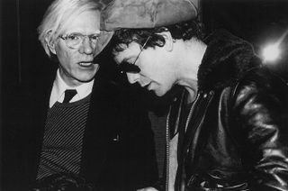Andy Warhol (LEFT) with Lou Reed. (RIGHT)