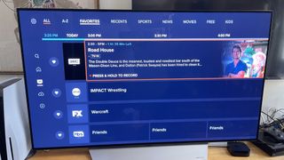 Sling TV's channel guide