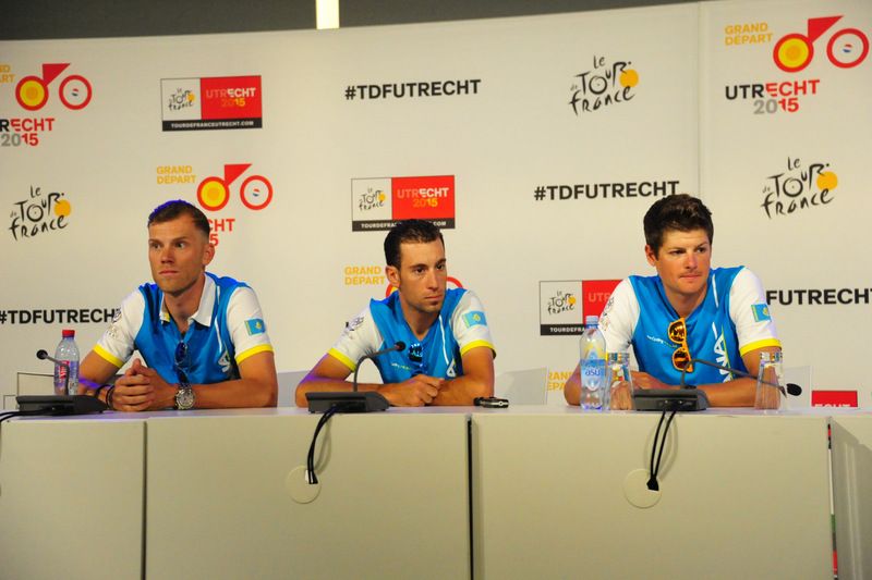 Lars Boom, Vincenzo Nibali and Jakob Fuglsang