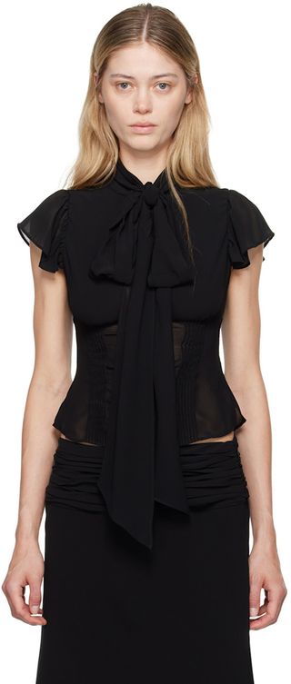 Black Ara Blouse