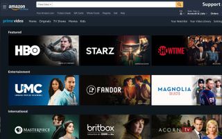 Apple TV Channels vs. Amazon Prime Channels - amazon offerings Credit: Amazon
