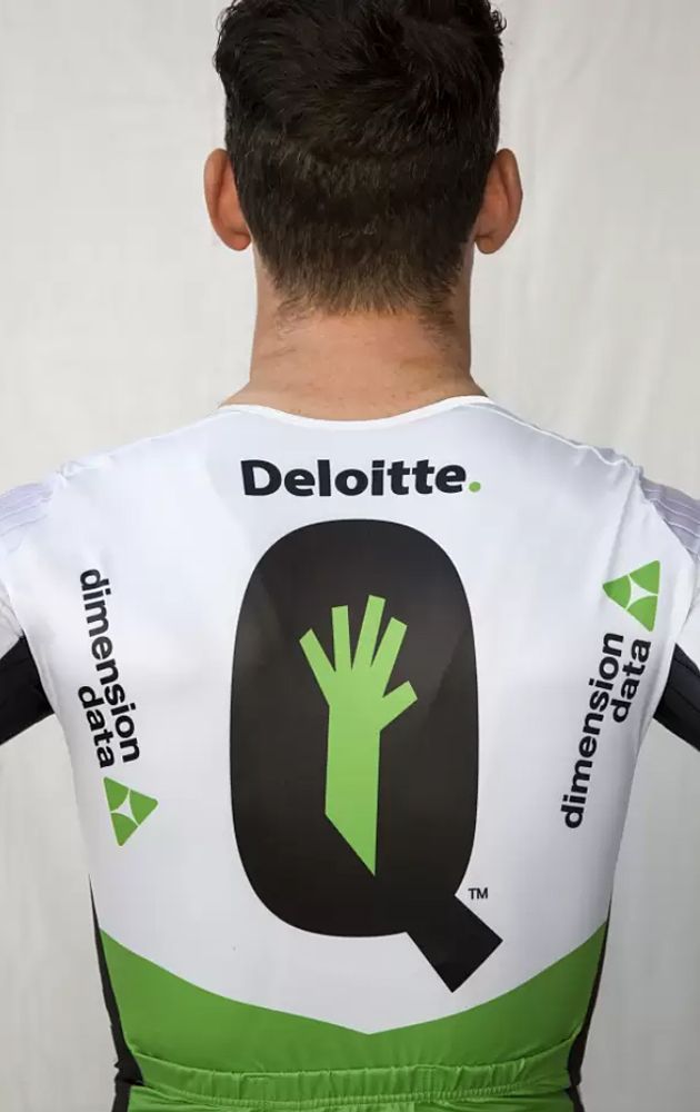 The back of the 2018 Dimension Data jersey